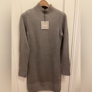 Misguided grey tunic sweater dress size US 4/EU 36/ UK 8